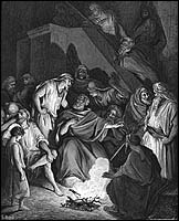 Gustave Dore, St. Peter Denying Christ