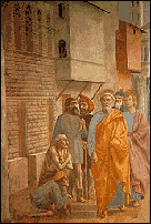 Masaccio, St.Peter's Shadow Heals a Man