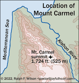 Location of Mount Carmel