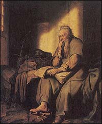 Rembrandt, St. Paul in Prison (1627)