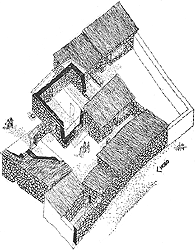 Artist's rendering of Peter's First Century home.