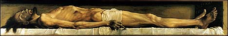 Hans Holbein the Younger, The Body of the Dead Christ in the Tomb (1521)