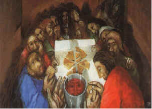 Sieger Koder, The Last Supper (1989)