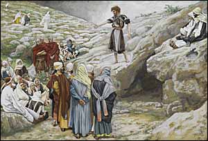 James J. Tissot, 'Saint John the Baptist and the Pharisees' (1886-94)