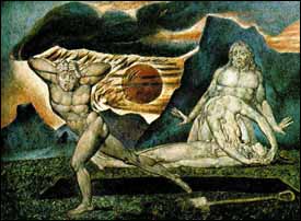 William Blake, The Body of Abel Found by Adam and Eve (ca. 1826), Tate Gallery, London.