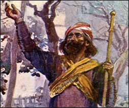 James J. Tissot, detail of �Zechariah the Prophet� (1898-1902) The Jewish Museum, New York.
