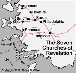 Seven Churches Of Revelation Chart