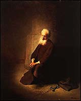 Rembrandt, Peter in Prison