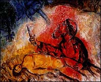 Marc Chagall, Abraham Slaying Isaac