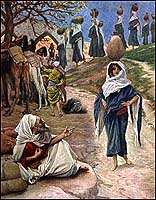 James Tissot, Abraham's Servant Meets Rebecca