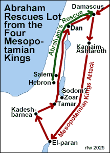 Abraham Rescues Lot from the Four Mesopotamian King