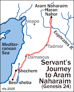 Servant's Journey to Aram Naharaim (Genesis 24)