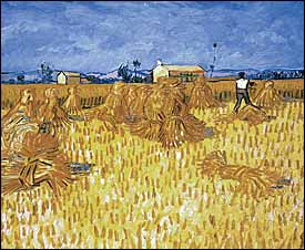 Vincent Van Gogh, 'Harvest in Provence' (1888), oil on canvas, 20 x 24 in, The Israel Museum, Jerusalem.
