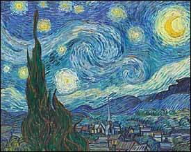 Vincent Van Gogh, 'The Starry Night' (1889), oil on canvas, 39 x 36 in., Museum of Modern Art (MoMA), New York City.