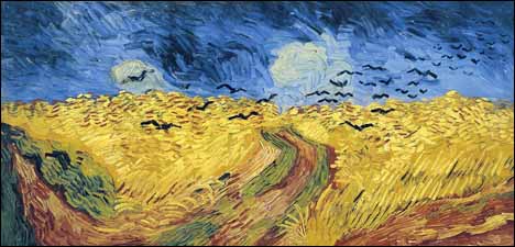 Vincent Van Gogh, 'Wheatfield with Crows' (1890), 20 x 41 in, oil on canvas, Van Gog Museum, Amsterdam.