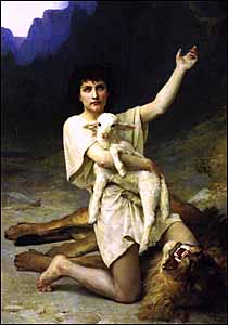 Elizabeth Jane Gardner Bouguereau (American painter, 1837-1922), 'The Shepherd David' (1895), oil on canvas, 60.5 x 40.4 inches, National Museum of Women in the Arts, Washington DC.