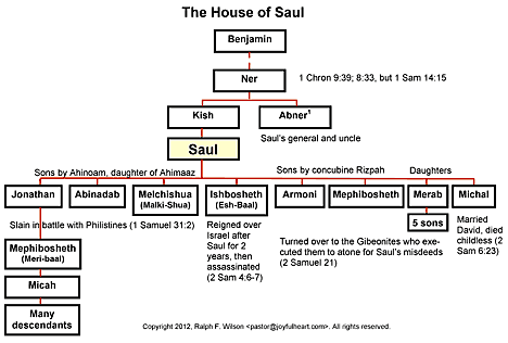 Genealogy of the House of Saul, by Ralph F. Wilson