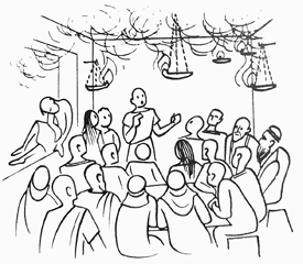 Annie Vallotton, 'Eutychus got sleepier and sleepier' (Acts 20:9)