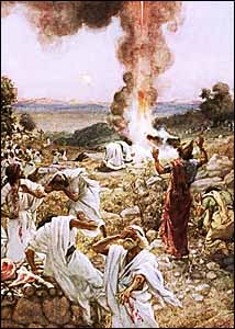 William Brassey Hole (1846-1917), 'Elijah's Sacrifice on Mount Carmel',