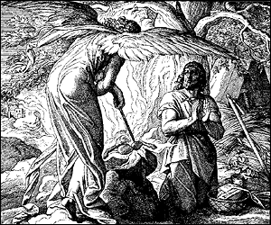 Julius Schnorr von Carolsfeld, Gideon and the Angel of the Lord (1851-60)