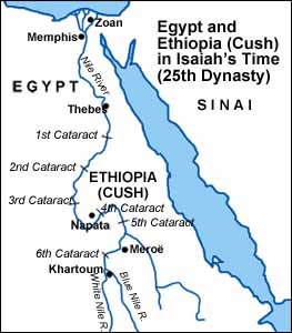Egypt and Ethiopia (Cush) in Isaiah's Time (25th Dynasty)