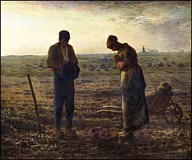 Jean-Francois Millet, 'The Angelus' (1857-59)