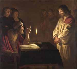 Gerrrit van Honthorst, Christ before the High Priest Annas (c. 1617), National Gallery, London.