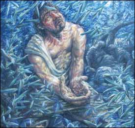 Ian McKillop, �Jesus� High Priestly Prayer,� Gethsemane series. Permission requested.