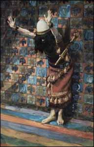 James J. Tissot, 'Joshua in the Sanctuary' (1896-1902), gouache on board. Jewish Museum, New York.