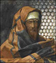 James J. Tissot, 'Nicodemus'(1886-96), Watercolor, The Brooklyn Museum, New York.