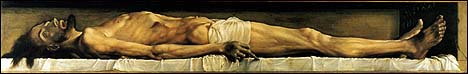 Hans Holbein the Younger, The Body of the Dead Christ in the Tomb (1521)