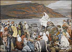 James J. Tissot, 'Jesus Teaches the People by the Sea' (1886-94)