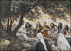 James Tissot, 'The Exhortation to the Apostles'