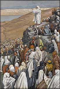 James J. Tissot, 'The Sermon of the Beatitudes' (1886-94), gouache on gray wove paper, Brooklyn Museum, New York.