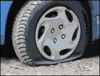 Flat tire