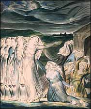 William Blake, Parable of the Wise and Foolish Virgins (1822), watercolor, Tate Collections. 