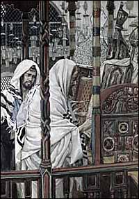 James J. Tissot, Jesus Teaching in the Synagogue (1886-1896), watercolor