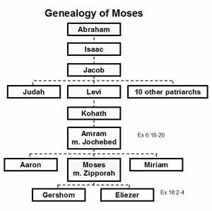 Genealogy of Moses