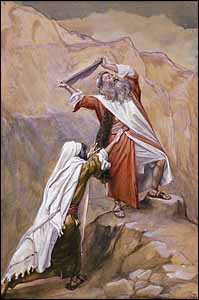 James J. Tissot, Moses Destroys the Tables of the Ten Commandments