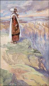 James J. Tissot, Moses Sees the Promised Land from Afar (1896-1900)
