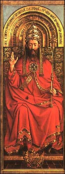 Ghent Altarpiece, God Almighty, by Hubert and Jan van Eyck