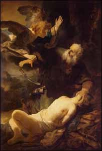 Rembrandt, 'The Sacrifice of Isaac' (1634)