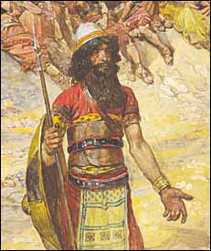 Detail of James J. Tissot, �Gideon asking for bread from the men of Succoth'