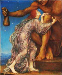 Evelyn de Morgan (Pre-Raphaelite painter), 'The Worship of Mammon' (1909), oil on canvas