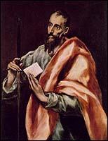 El Greco, 'St. Paul' (1606), Oil on canvas, 97 x 77 cm, Museo del Greco, Toledo. 