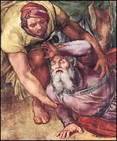 Michelangelo, "Conversion of Saint Paul" (1542-1545),