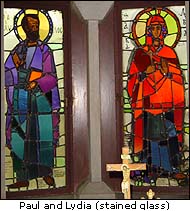Stained Glass, Paul and Lydia