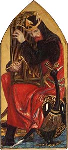 King David (1858-1864) by Dante Gabriel Rosetti