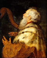 Peter Paul Rubens and Jan Boeckhorst, King David Playing the Harp (c. 1616, finished 1640s)