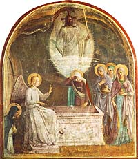 Fra Angelico (c. 1400-55), Resurrection of Christ and Women at the Tomb (1440-41), Fresco